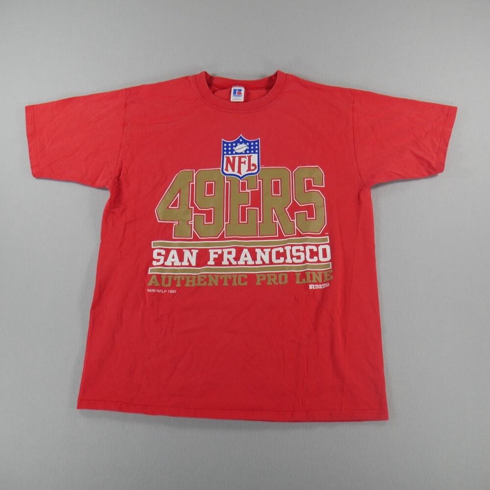Vintage‎ 90s San Francisco 49ers Russell Athletic Graphic Tee Made In USA Size L